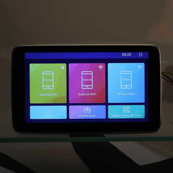 D67-Auto Rádio 9 10 polegadas 1 DIN  360º Android 8.1 1gb RAM 16gb RaM