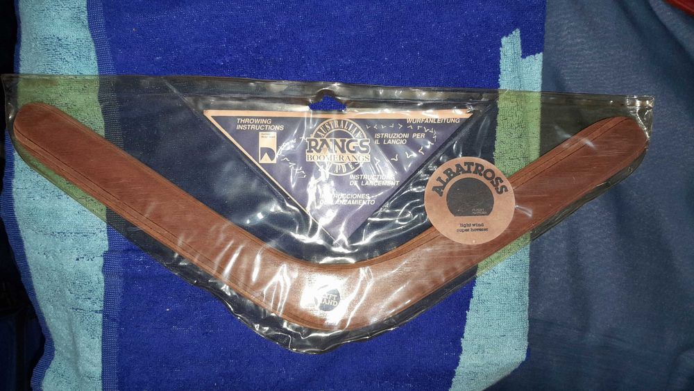 Vendo Boomerangs ALBATROSS da RANGS com 40 anos