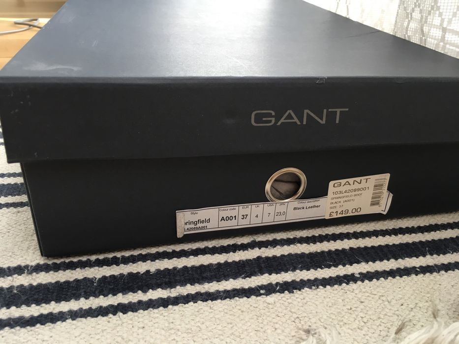 Kozaki Gant na płaskim obcasie EUR 37 używane w bardzo dobrym stanie