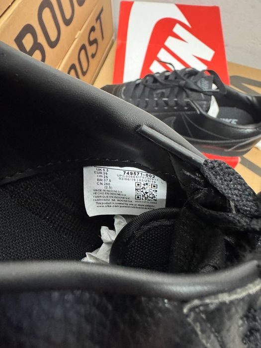 36-45 Nike Cortez Black Leather