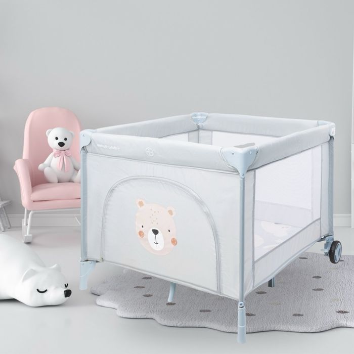 Składany kojec, łóżeczko turystyczne dla dzieci z materacem