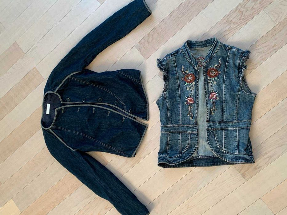 Куртки  джинси - якісні , р S -  Nina Ricci, Dolce&Gabbana
