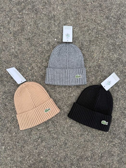 Шапка Lacoste | Зимова шапка Лакоста | Унісекс Lacoste