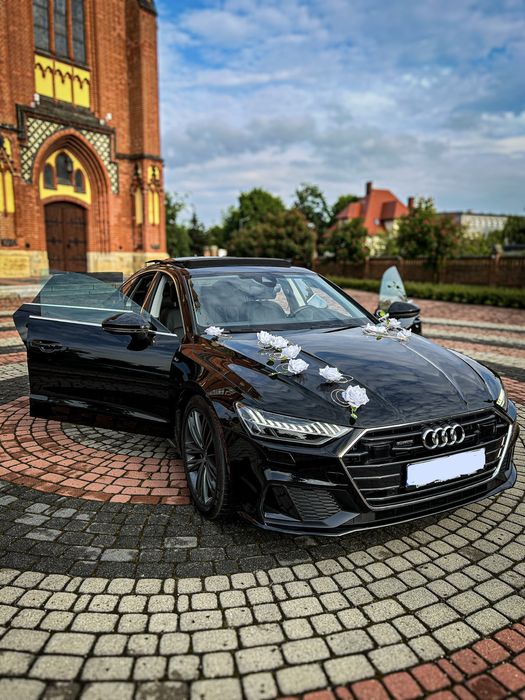 Audi A7 S-line Quattro do ślubu z kierowcą | wesele