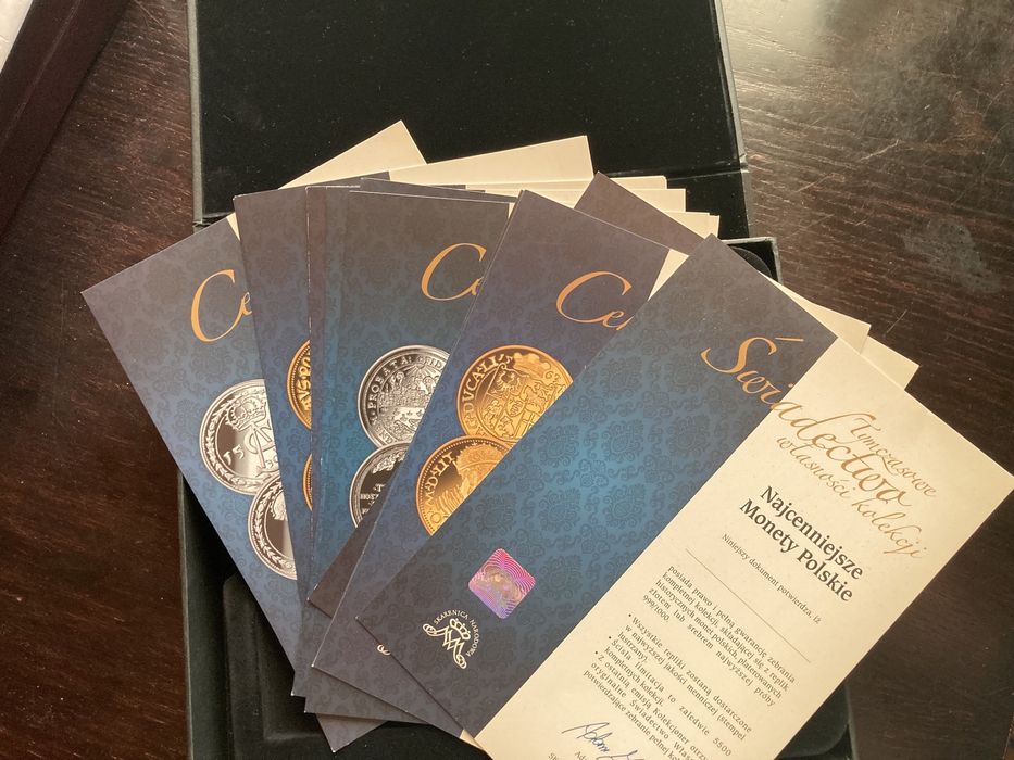 Kolekcja monet najcenniejsze monety polskie!