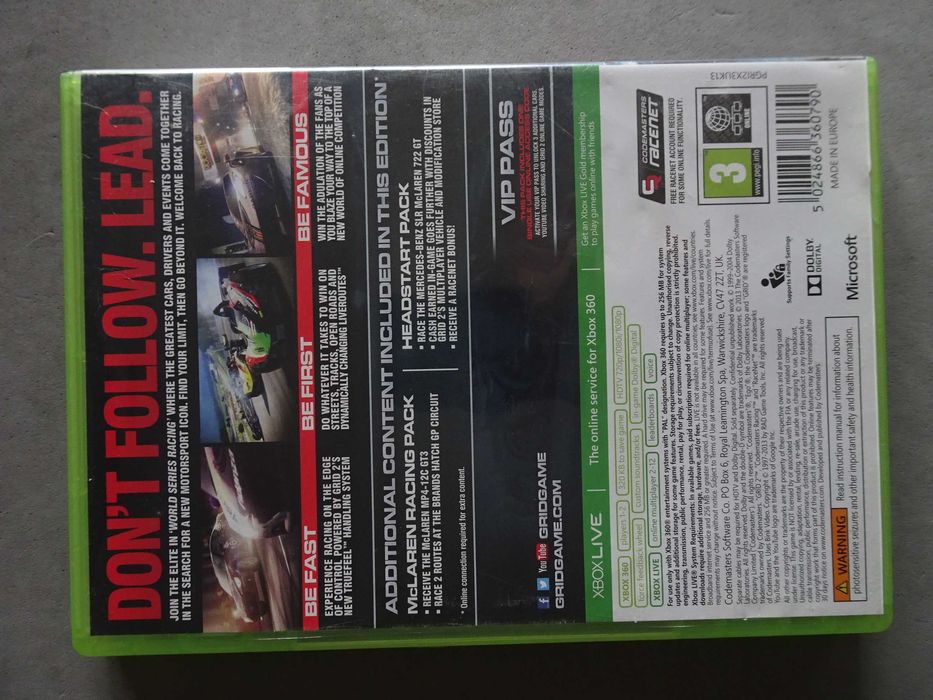 Jogo X-Box Grid 2