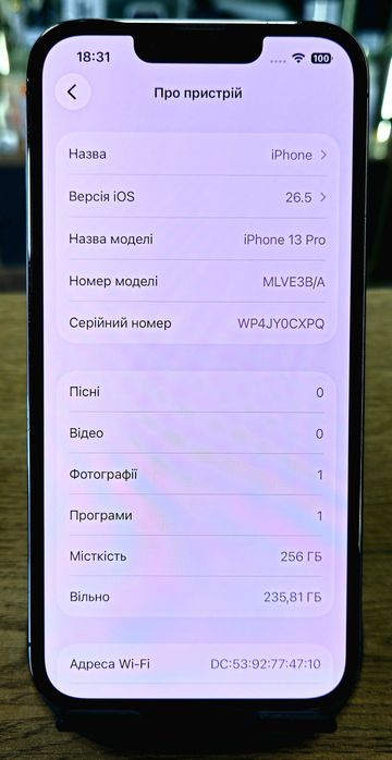 Смартфон iPhone 13 Pro 256Gb (АКБ 100%) Neverlock