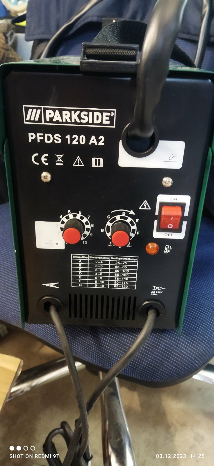 Трансформаторный сварочный аппарат PARKSIDE PFDS 120 A2: 4 500 грн ...
