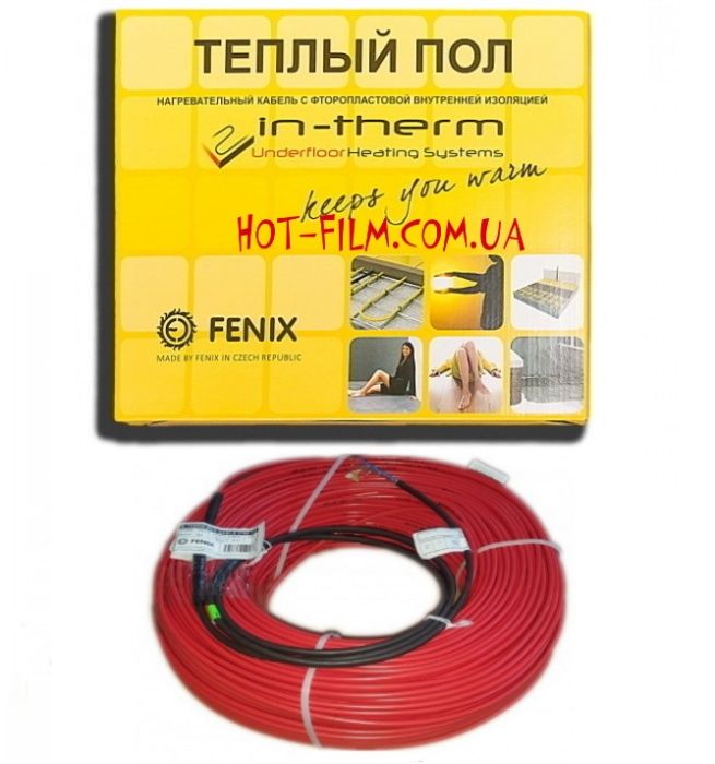 Тепла підлога електрична Электрический теплый пол Fenix in-therm eco