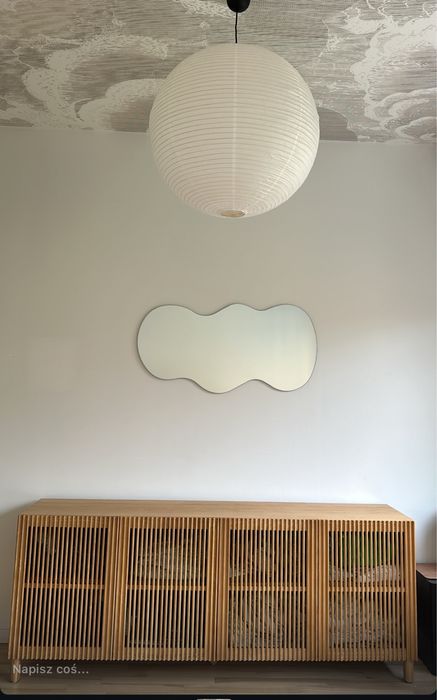 Komoda duża drewniana Ażurowe drzwiczki lamele