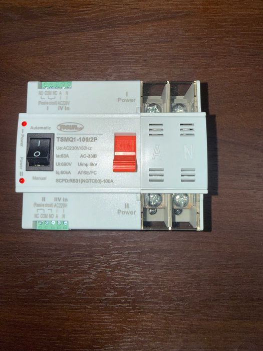 Автомат введення резерву 2р,4р 63А-100А