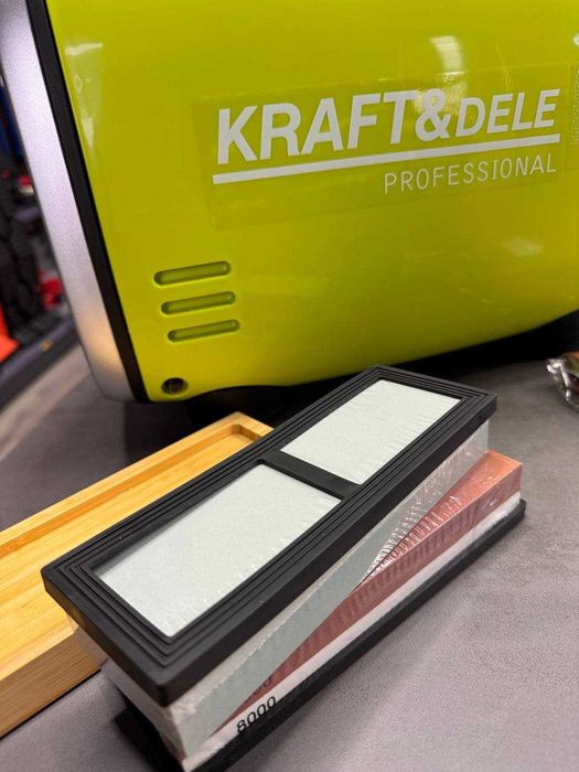 Точильні бруски для заточування ножів Kraft&Dele двохстороній камінь