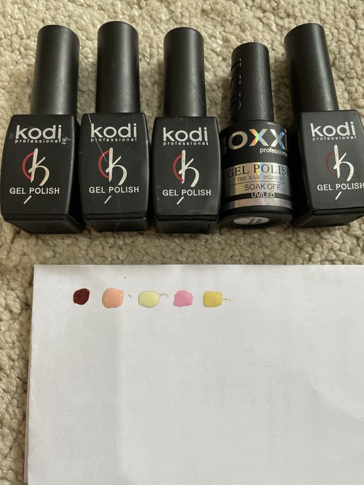 гелеві тіпси Designer/Koper, верхні форми для нарощування +подарунок