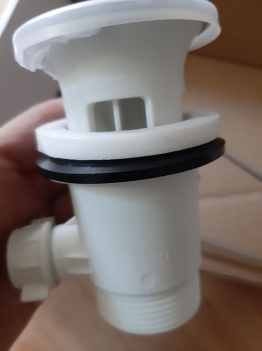 Nowy korek, syfon hansgrohe