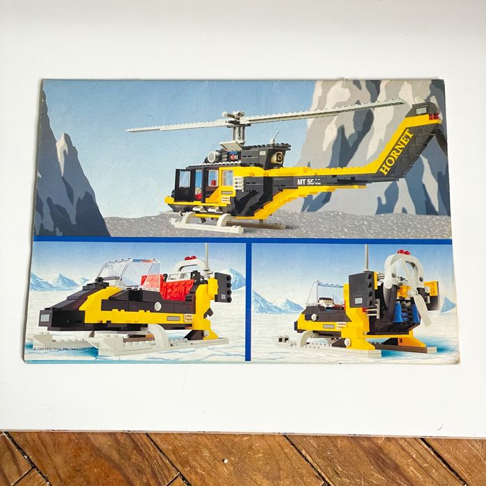 Lego 5542 Black Thunder Helicopter 1998 Completo com Instruções