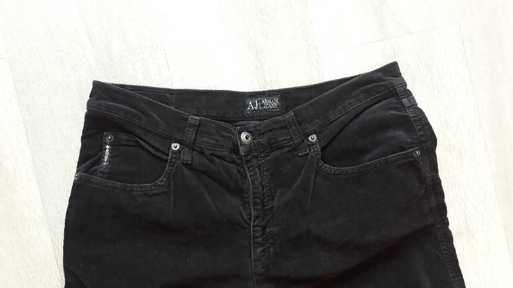 spodnie męskie sztruksy ARMANI JEANS 33 Jakość BDB