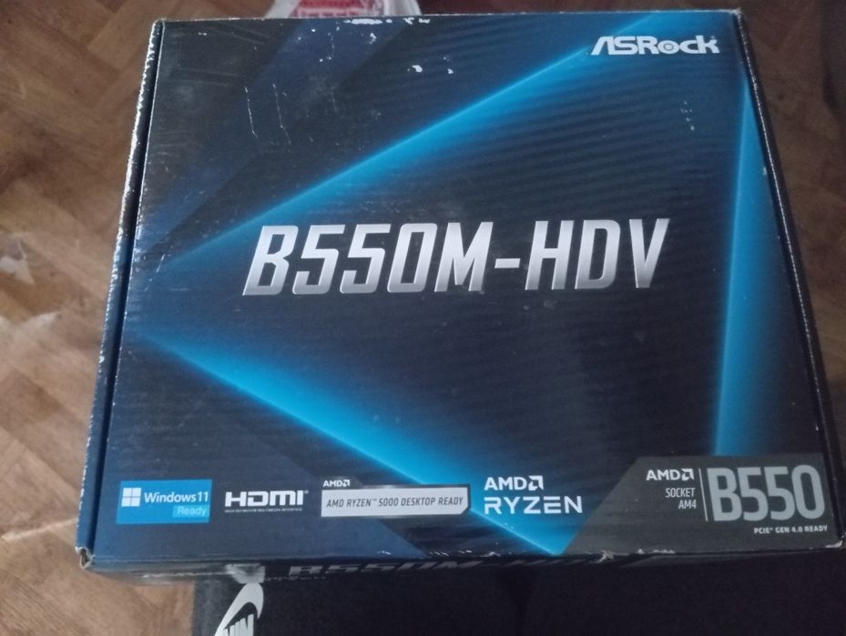 Не актуально Материнська плата "asrock b550m HDV". Читайте опис