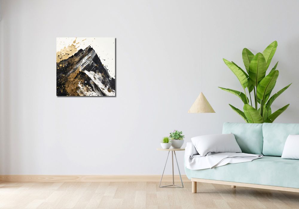 Obraz 60x60cm Złote Szczyty