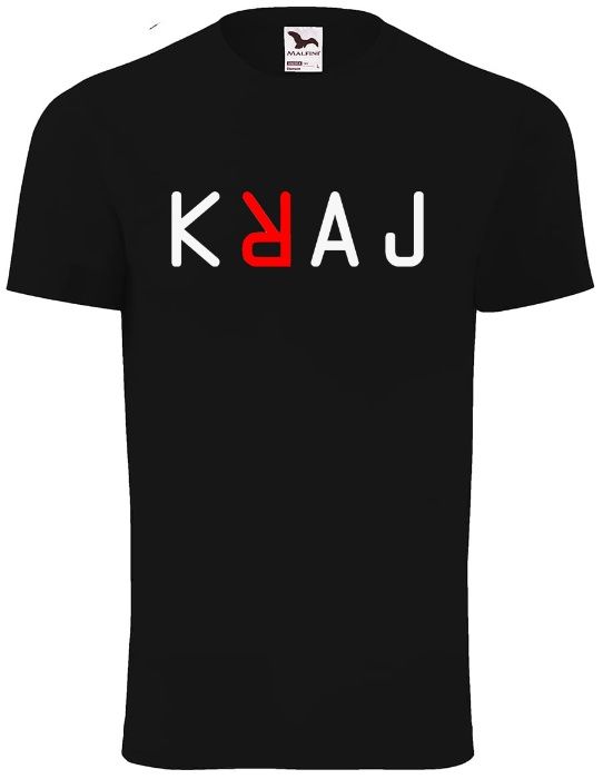 KRAJ, t-shirt czarny