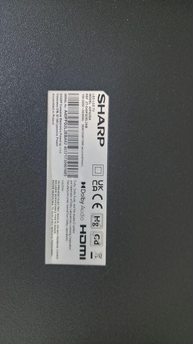 Sharp 40FH2EA 40" LED FullHD SmartTV