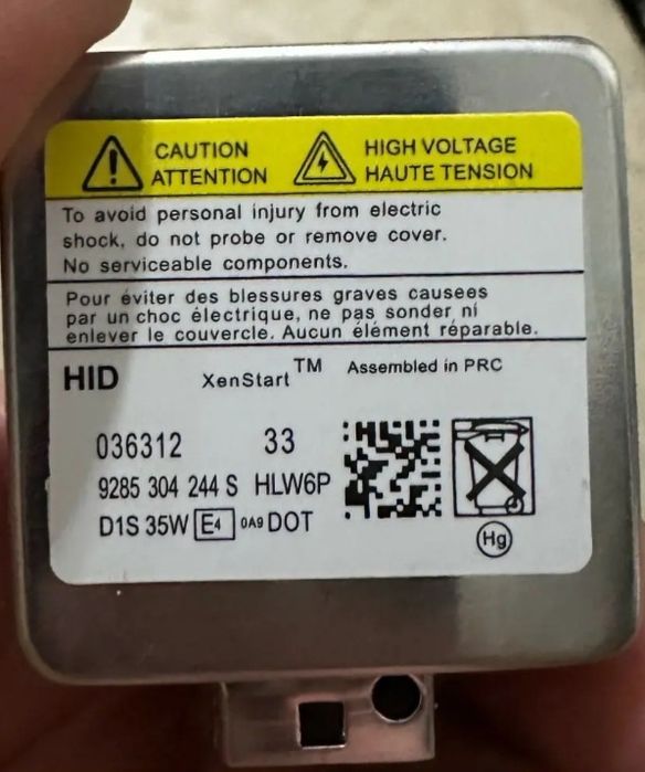 Lâmpadas D1S 6000k (NOVAS)