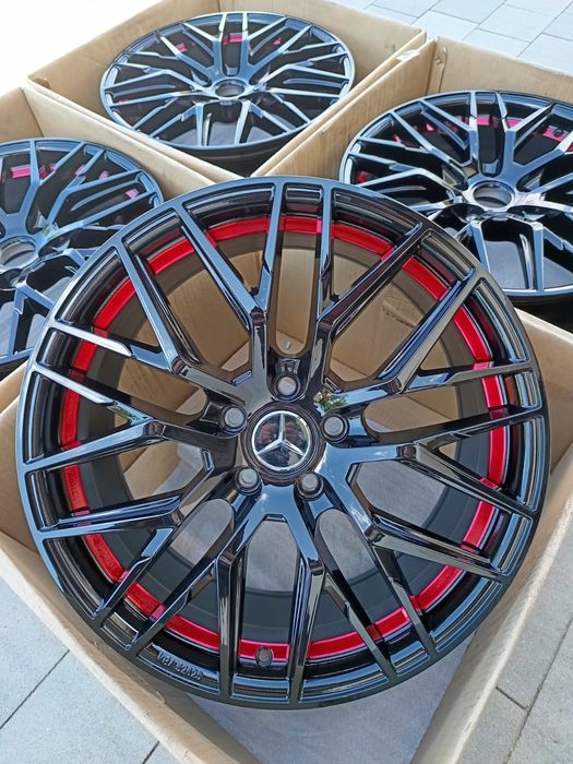 #M6 Alufelgi R18  5x112 BMW Skoda Seat Audi Mercedes Nowe Redline