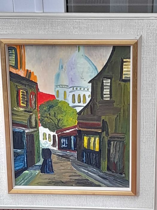 „Paryż Sacre Coeur” piękny obraz olejny