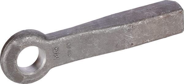 Ucho zaczepu, bez tulei 60x60 mm Ø 50 mm BE606050