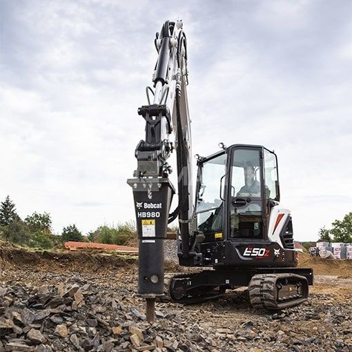 Мініекскаватор, гідромолот, ямобур, бобкат, Bobcat, маніпулято