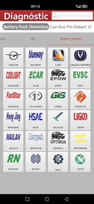 Diagnóstico auto Launch x431 diagzone