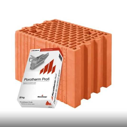 Pustak ceramiczny Wienerberger szlifowany Porotherm 25 Profi