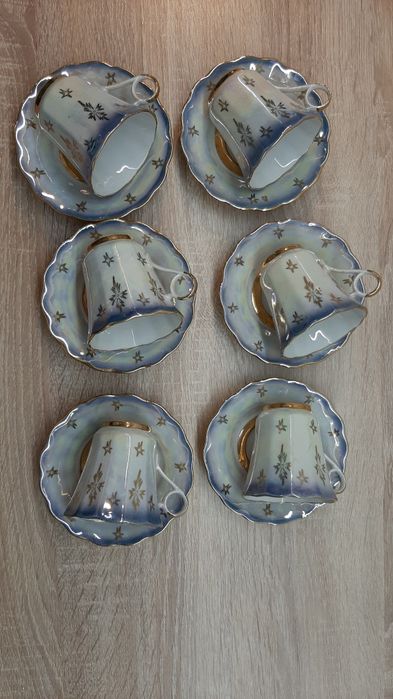 Фарфоровый кофейный набор