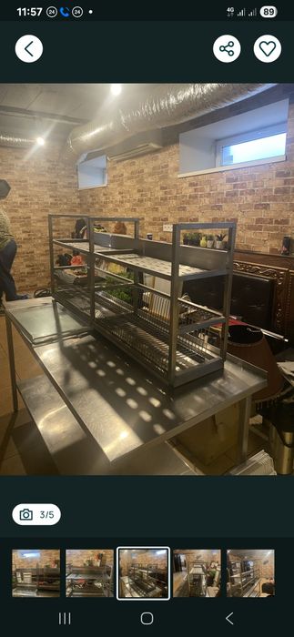 Сушка для посуду нержавійка професійна