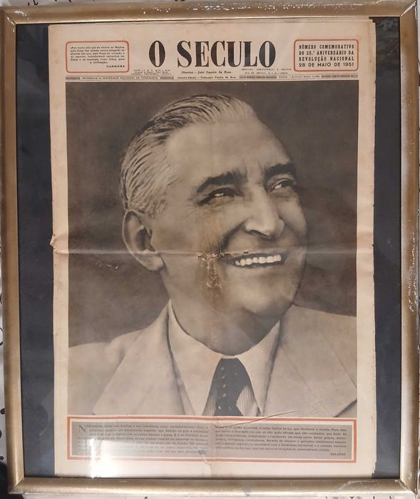 Jornal o século número comemorativo 25 anos Revolução nacional 1951