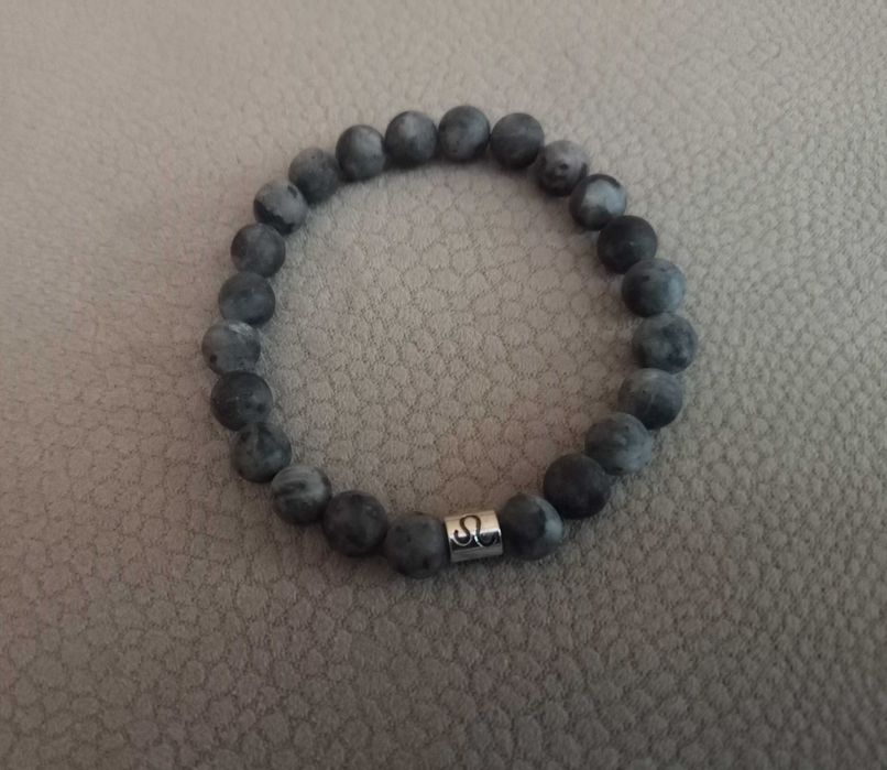 Bransoletka z kamieni naturalnych "LEW" znak zodiaku - handmade