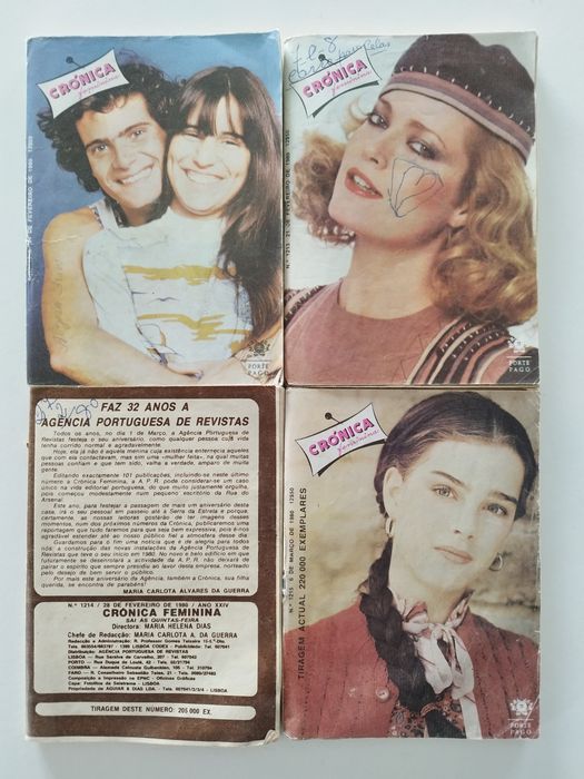 Revistas Crónica Feminina 1980