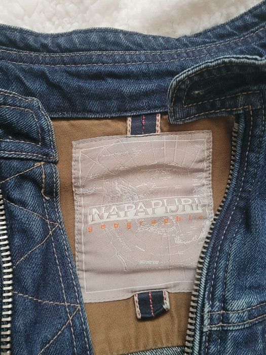 Джинсова куртка Napapijri Biker Jacket | Оригінал | Розмір XXL