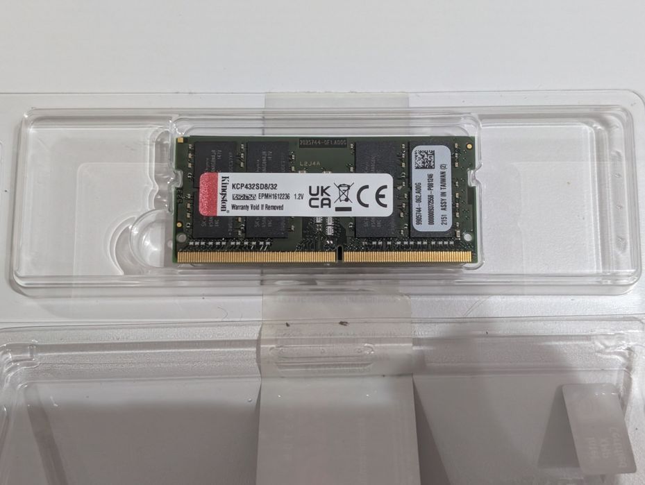 Kingston RAM laptop SO-DIMM 32GB DDR4 3200MHz KCP432SD8/32