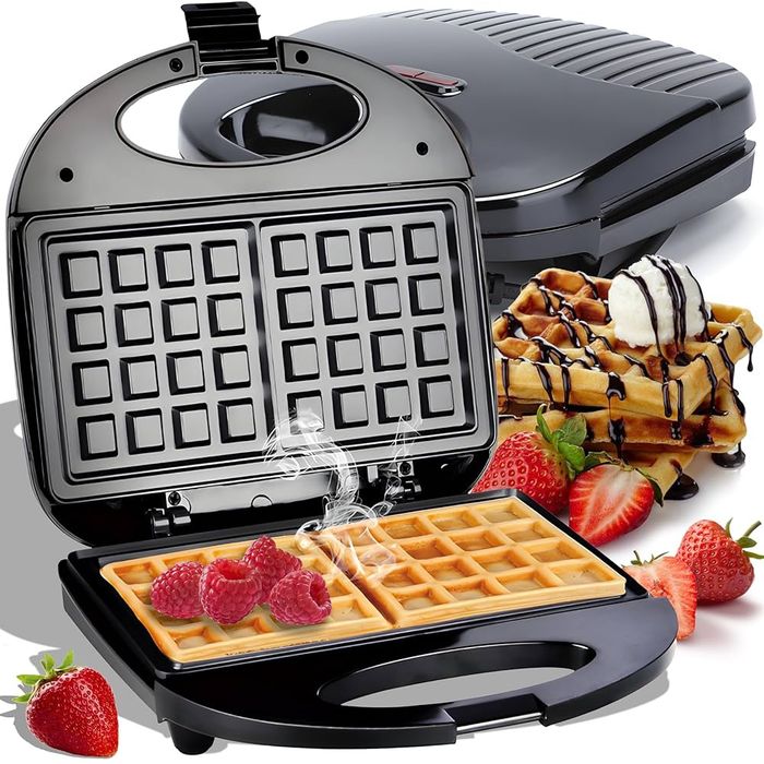 Gofrownica Opiekacz Kontaktowy 2 Gofry 750W