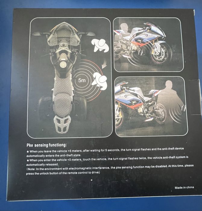 Мотосигналізація двохстороння 12В мототранспорт мотоцикл