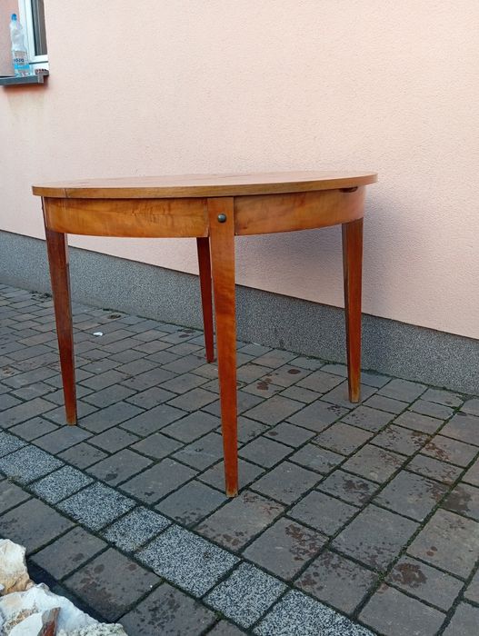 Stół okragły PRL Transport