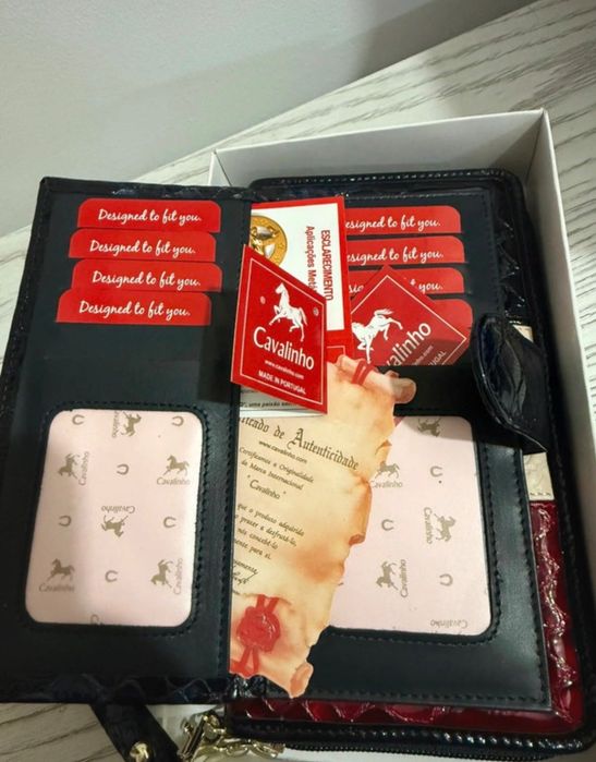 Porta documentos cavalinho novo