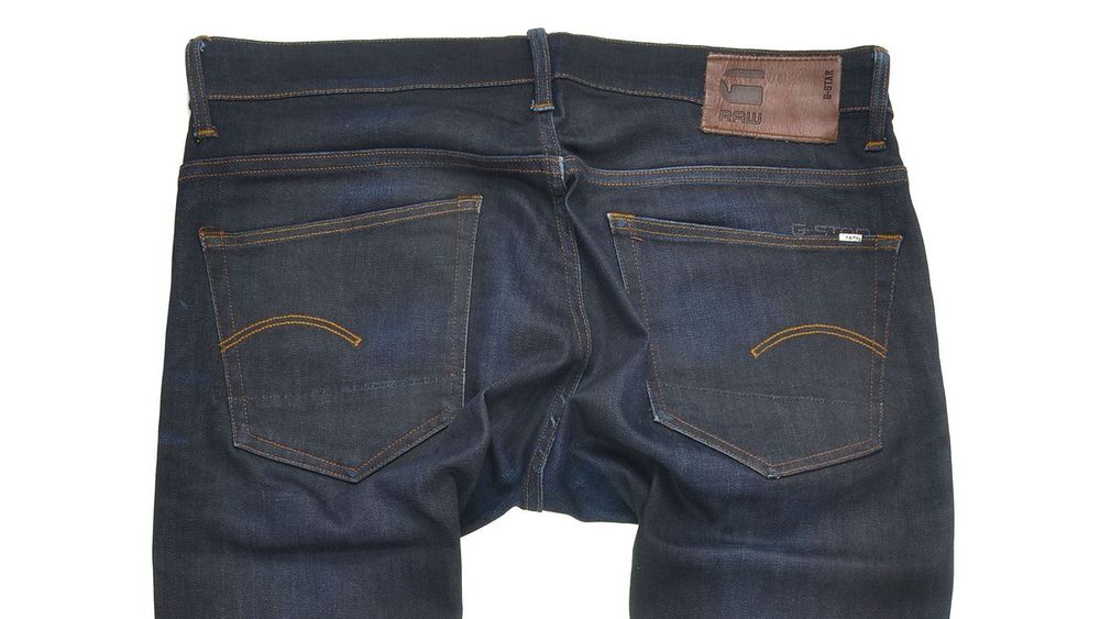 Spodnie G-Star Raw 3301 Tapered Slander Indigo W34 L34 Męskie Jeansy