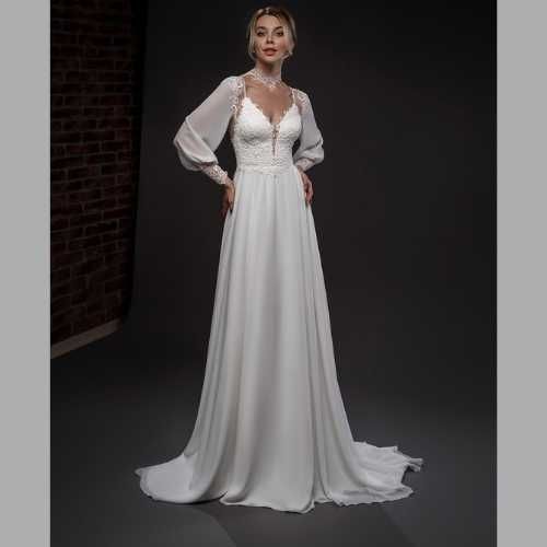 Vestido de Noiva corte A ***Rossy Noivas***