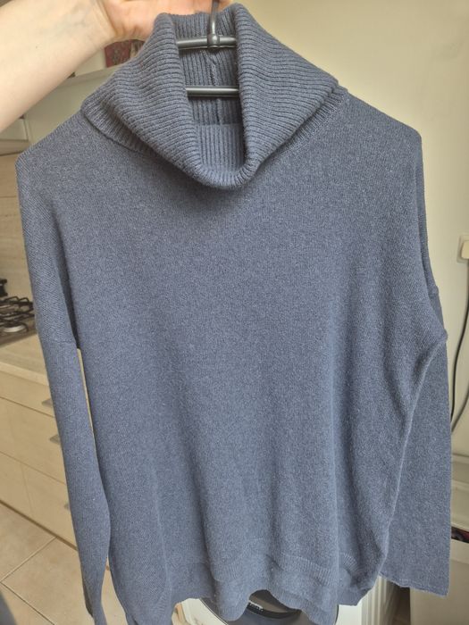 Cienki golf massimo dutti kaszmir wełna