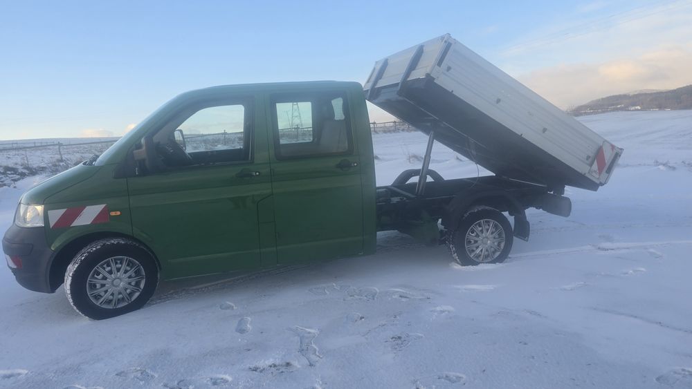 VW transporer T5  6 osób wywrotka