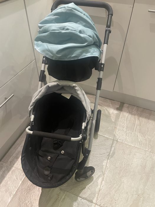 Wozek podwojny dla lalek 4 w1 dla dziewczynki