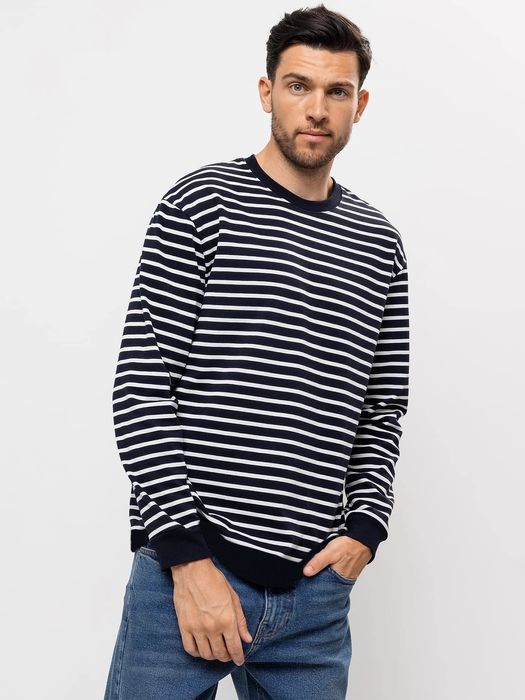 Весна Лонгслів світшот в смужку лонгслив свитшот в полоску