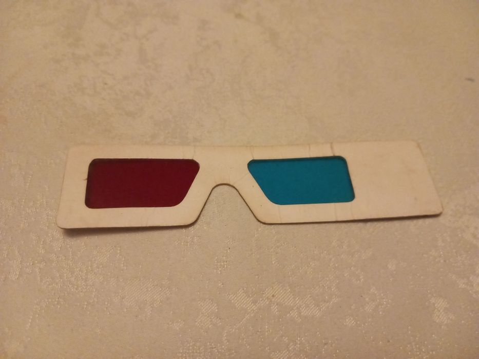 2 pary Okulary 3D z papieru