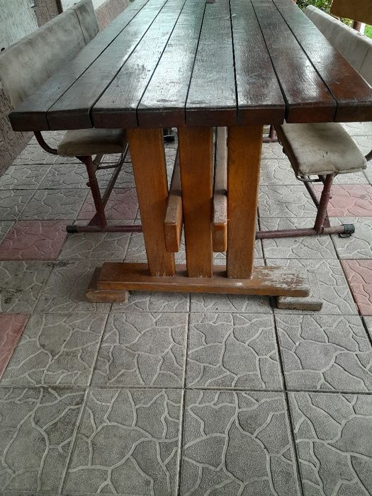 Стіл дубовий  для альтанки